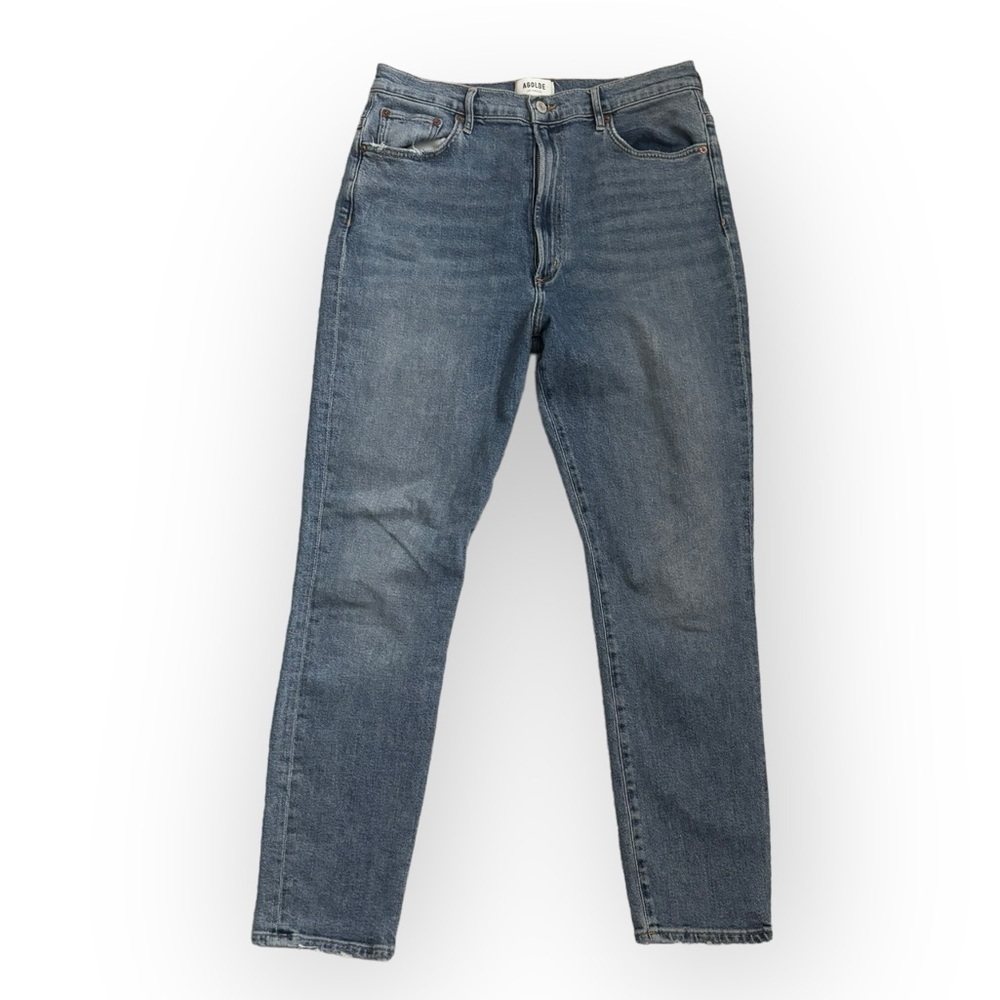 Agolde Pinch Waist Distressed Denim